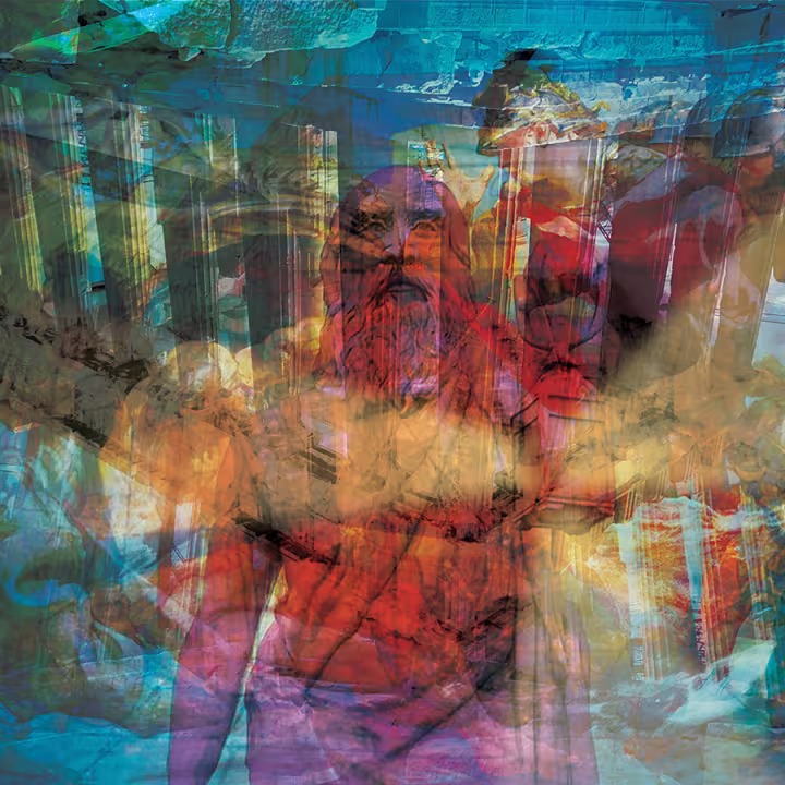 "The Cynic" PS Perkins 2021 (digital collage)