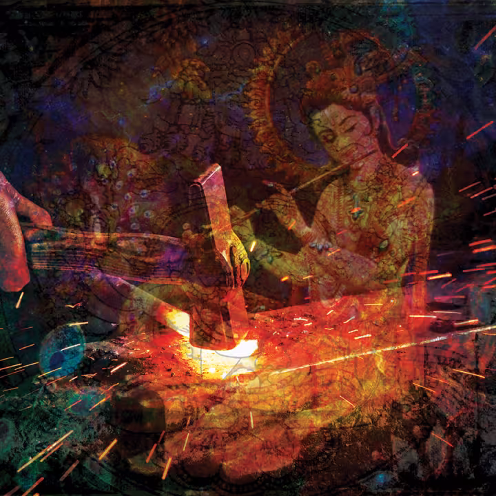 "The Smith" PS Perkins 2023 (digital collage)