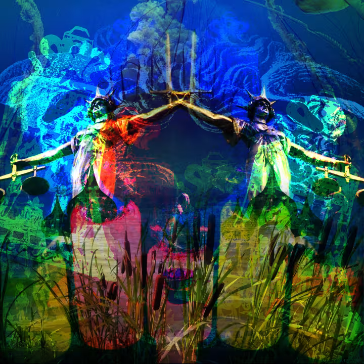 "To Bend The Law" PS Perkins 2019 (digital collage)